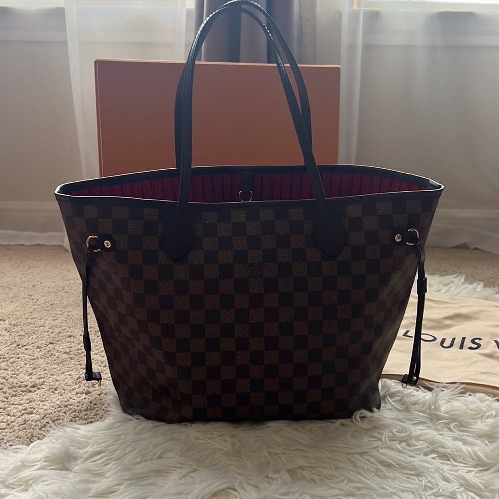 LOUIS VUITTON Damier Ebene Neverfull MM